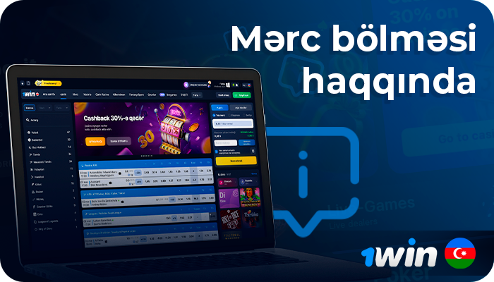 1win saytında mərc bölməsi haqqında məlumat - mərcçinin bilməli olduğu şeylər